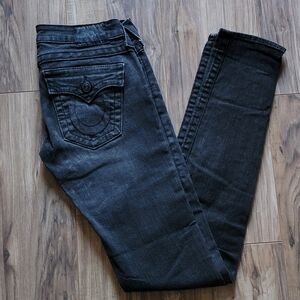 Women's True Religion black Skinny jeans        Size 27